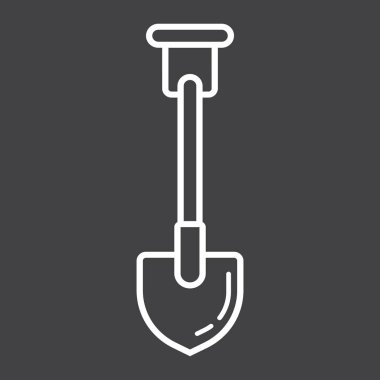 Satırı simgesi kürek, inşa ve tarım