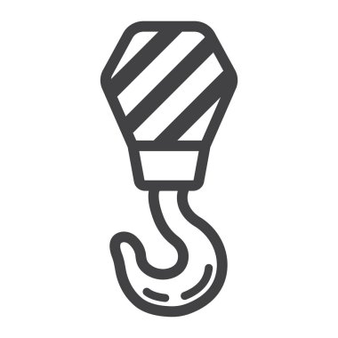 Vinç kanca satırı simgesi, inşa ve onarım