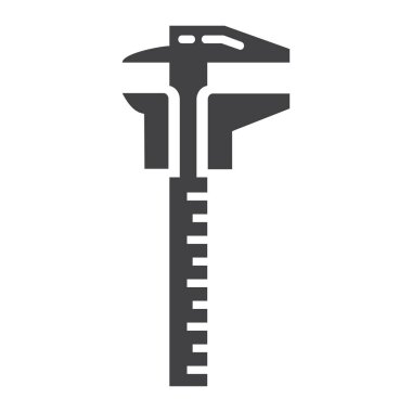 Vernier Kaliper glif simgesi, inşa ve onarım