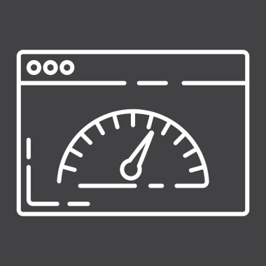 Page Speed satırı simgesi, seo ve geliştirme