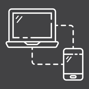 Duyarlı web tasarım satırı simgesi, geliştirme