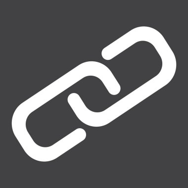 Bağlantı bina glif simgesi, seo ve geliştirme