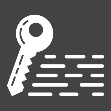 Anahtar kelimeler glif simgesi, seo ve geliştirme,