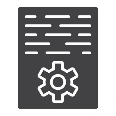 Madde Pazarlama glif simgesi, seo ve geliştirme