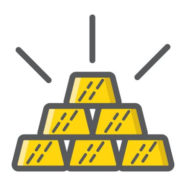Anahat simgesini, iş ve Finans altın dolu