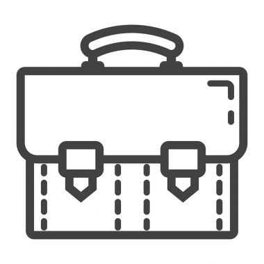 Evrak Çantası'nı satırı simgesi, iş ve portföy