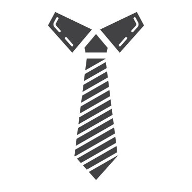Katı simgesi, iş ve kravat kravat