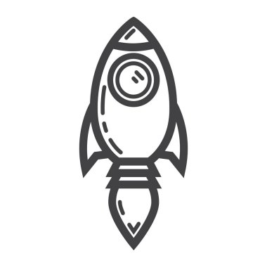 Başlangıç satırı simgesi, iş ve roket