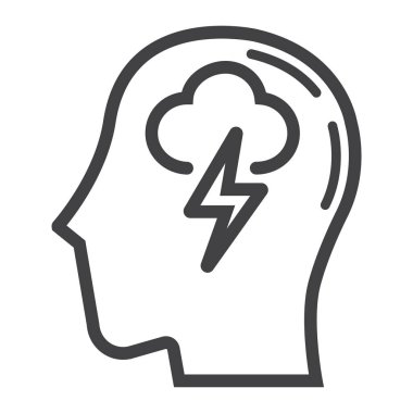 Satırı simgesi, iş ve fikir beyin fırtınası