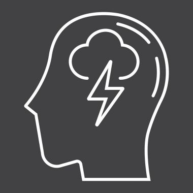 Satırı simgesi, iş ve fikir beyin fırtınası