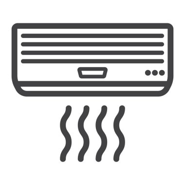 Klima satırı simgesi, elektrik ve cihaz