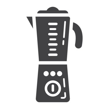 Blender katı simgesi, ev ve cihaz