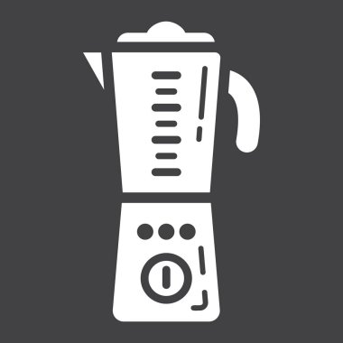 Blender katı simgesi, ev ve cihaz