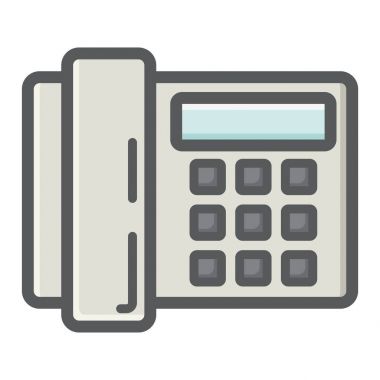 Ev telefonu renkli çizgi simgesini, ev aleti