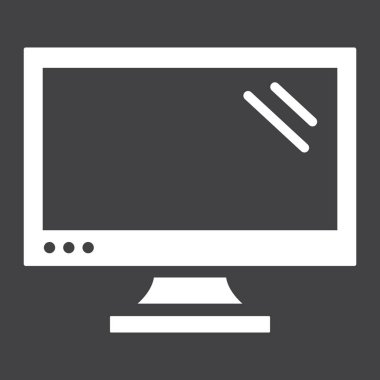 Bilgisayar monitör sağlam simgesini, ekran ve aygıt