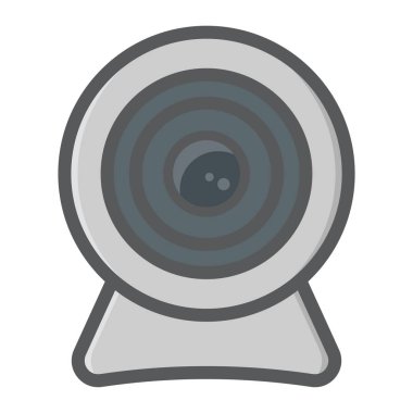 Webcam renkli çizgi kutsal kişilerin resmi, aygıt ve kamera