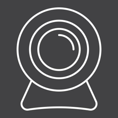 Webcam satırı simgesi, aygıt ve kamera