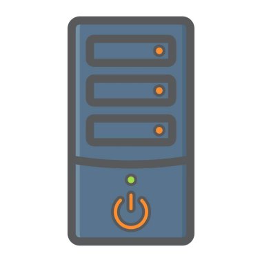 Bilgisayar renkli çizgi kutsal kişilerin resmi, pc ve office