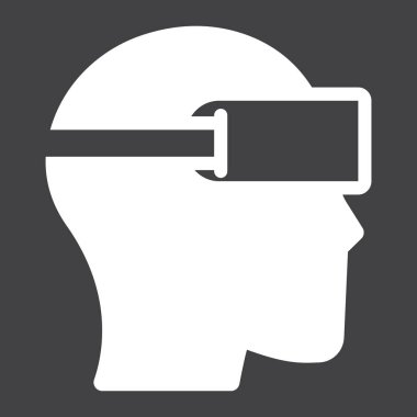 Sanal gerçeklik gözlük katı simgesi, oyun