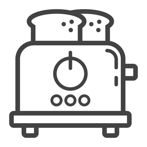 Toaster, Küche und Haushaltsgeräte — Stockvektor