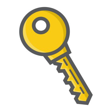 Renkli hattı simgesi, güvenlik ve parola