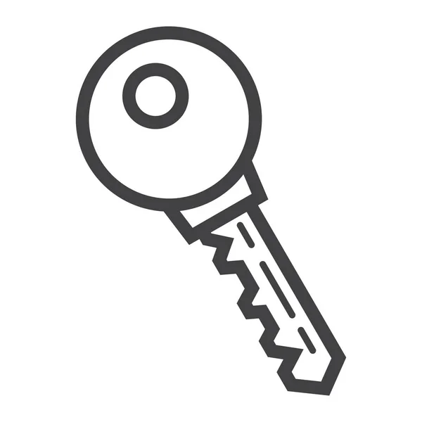 Belangrijkste regel pictogram, beveiliging en wachtwoorden — Stockvector