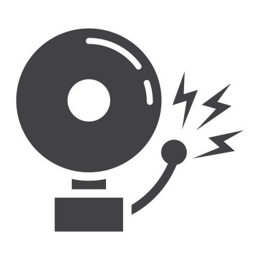 Yangın alarm katı simgesi, davetsiz misafir alarmı ve güvenlik