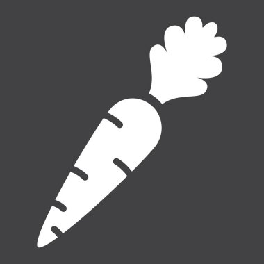 Havuç katı simgesi, bitkisel ve diyet