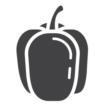 Dolmalık biber katı simgesi, sebze ve tatlı