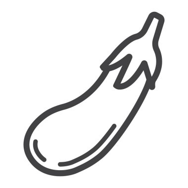 Patlıcan satırı simgesi, bitkisel ve diyet