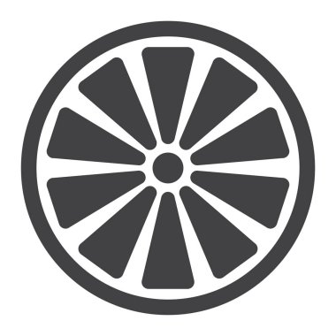 Turuncu katı simgesi, meyve ve vitamin