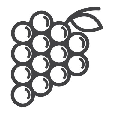 Üzüm hattı simgesi, meyve ve vitamin