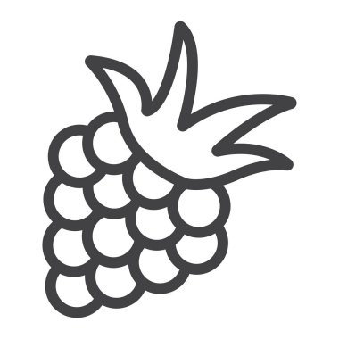 BlackBerry satırı simgesi, meyve ve diyet