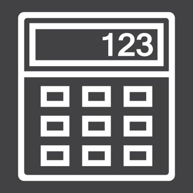 Hesap makinesi satırı simgesi, iş ve matematik