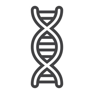 DNA satırı simgesi, bilim, biyoloji