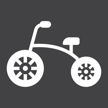 Üç tekerlekli bisiklet katı simgesi, Bisiklet ve oyuncak