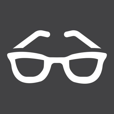 Güneş gözlüğü katı simgesi, seyahat ve Turizm