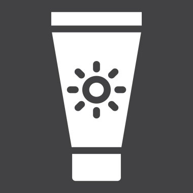 Güneş koruyucu katı simgesi, sağlık ve Turizm