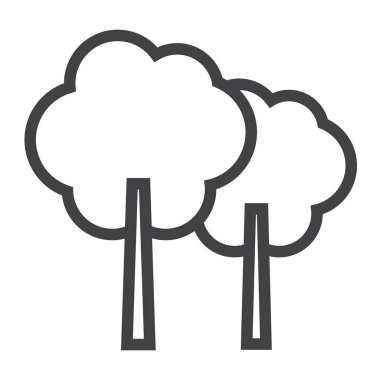 Orman satırı simgesi, seyahat ve doğa