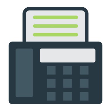 Düz simgesi Faks, Web sitesi ve bize başvurun