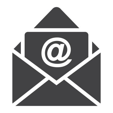 E-posta katı simgesi, zarf ve Web sitesi