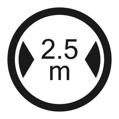 Sınırlayıcı genişliği işareti simgesi satır