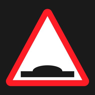 Kambur işareti düz simgesi