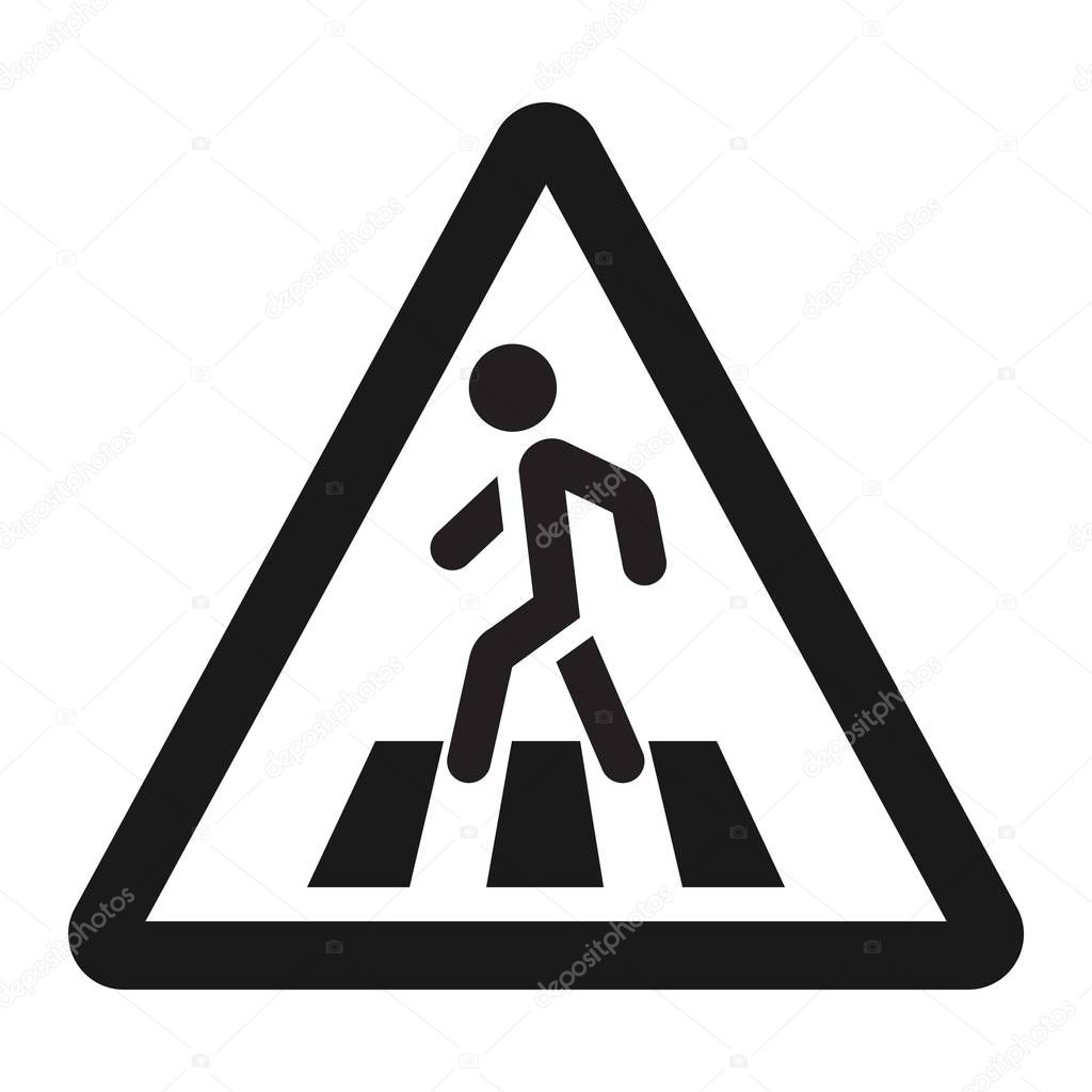 Imágenes: paso peatonal | Icono de línea de señal paso de peatones y