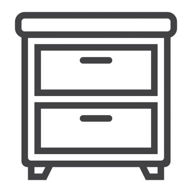 Başucundaki satırı simgesi, mobilya ve enteriyör