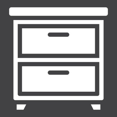 Başucundaki katı simgesi, mobilya ve enteriyör