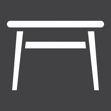 Tablo katı simgesi, mobilya ve enteriyör