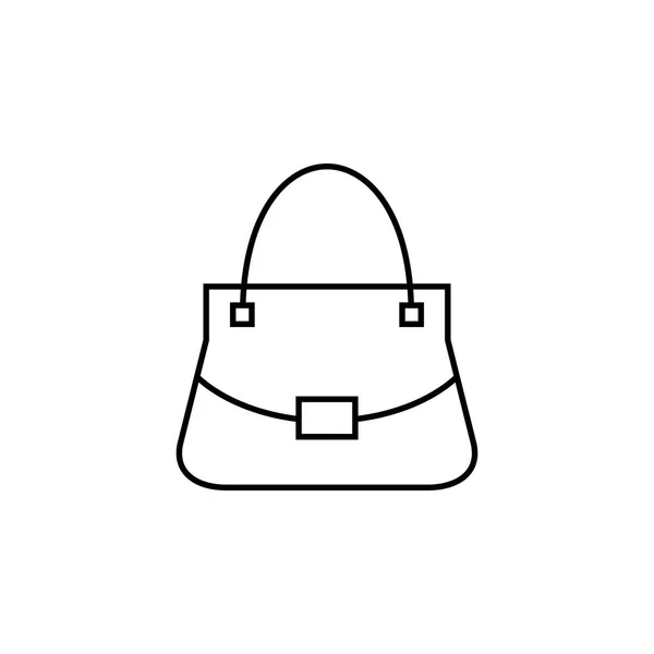 Mujer bolsa vector icono — Archivo Imágenes Vectoriales