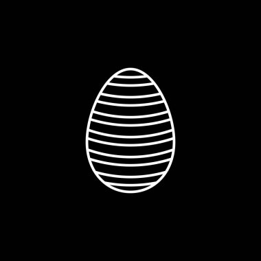 Paskalya yumurtası satırı simgesi, din tatil öğeleri