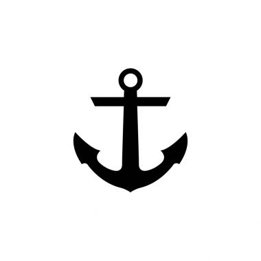 Katı simgesi çapa, gezinti seyahat